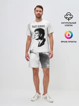 Мужской костюм с шортами / Острые козырьки