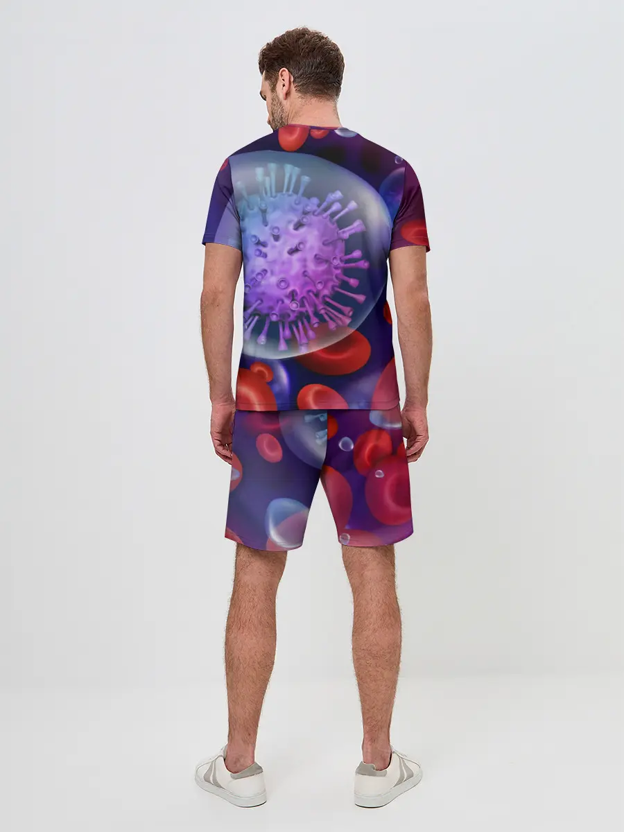 Мужской костюм с шортами / Лейкоциты и клетка