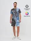 Мужской костюм с шортами / Волны