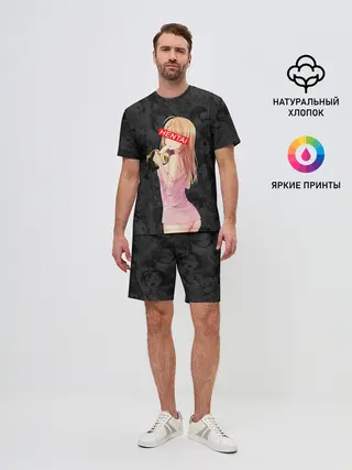 Мужской костюм с шортами / Японская анимация