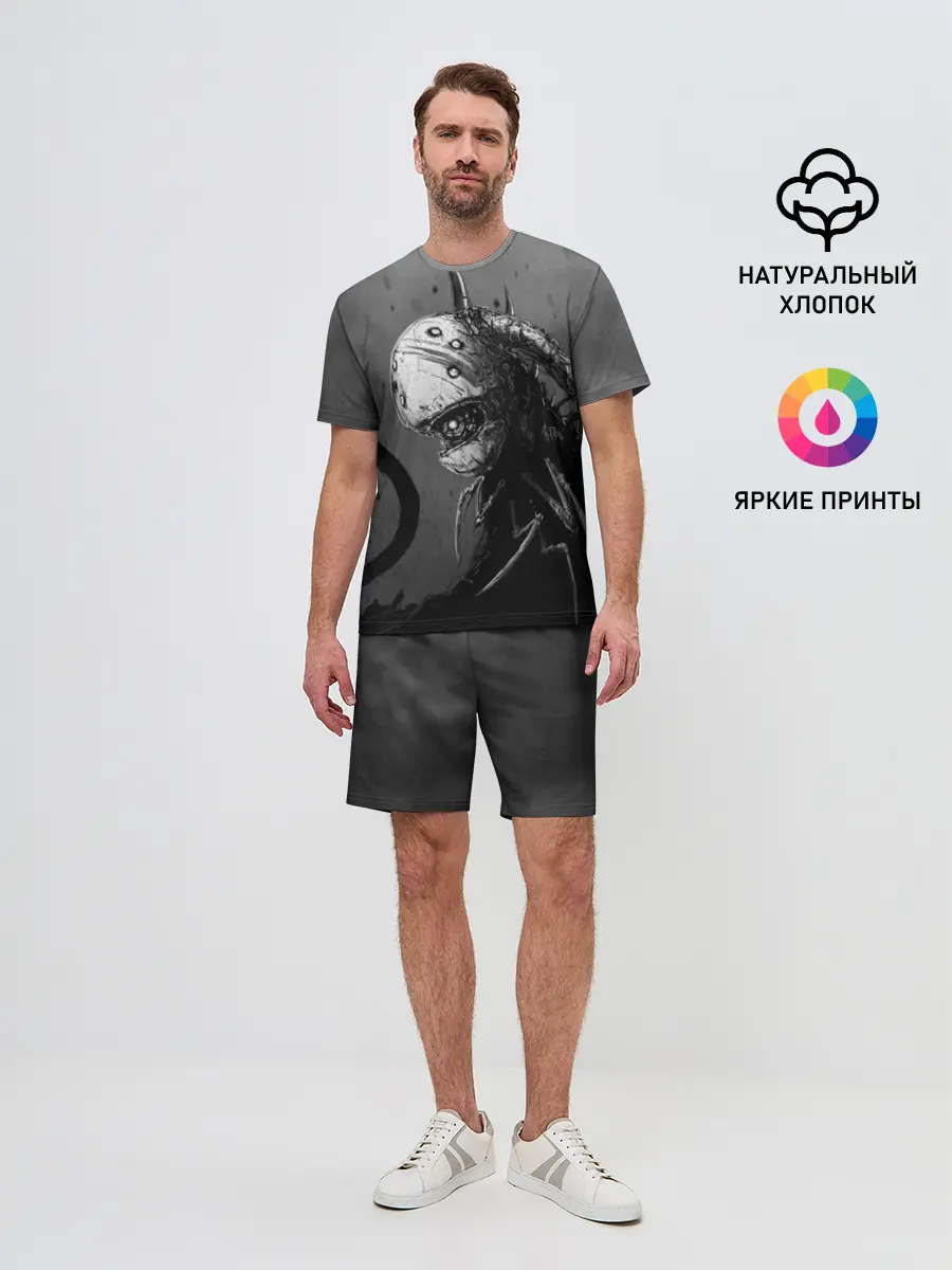 Мужской костюм с шортами / Чернозём - Хронос