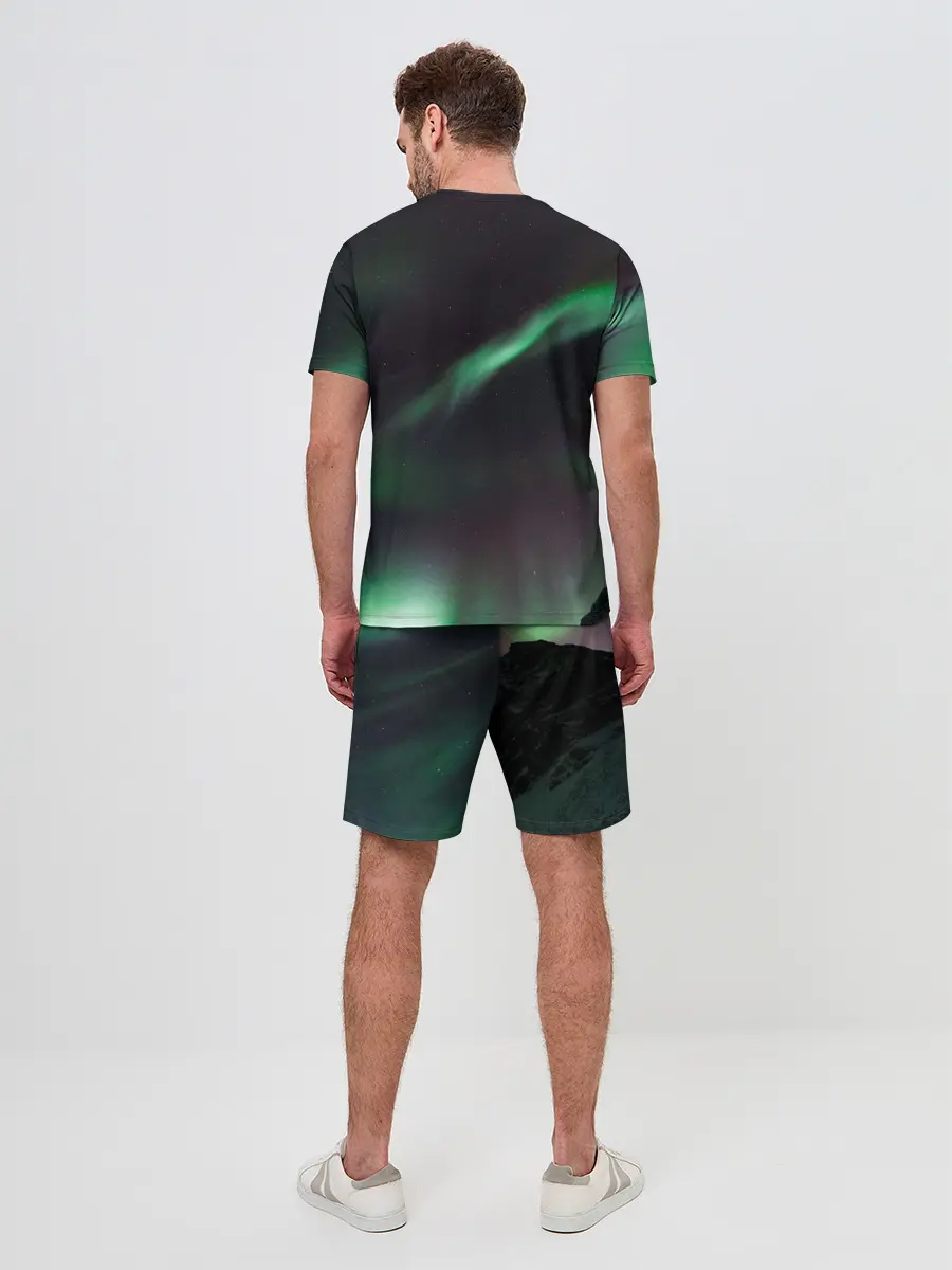 Мужской костюм с шортами / Северное сияние