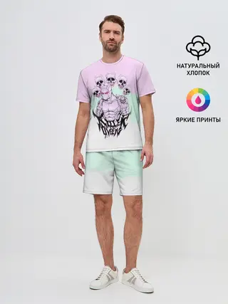 Мужской костюм с шортами / KILLER QUEEN 5 черепов