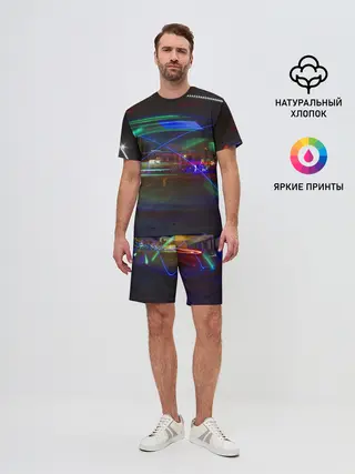 Мужской костюм с шортами / Neon