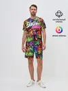 Мужской костюм с шортами / Джоджо комикс