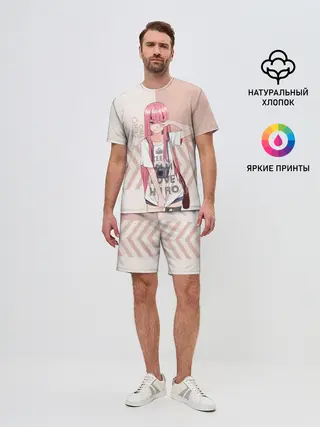 Мужской костюм с шортами / Darling in the Franxx Zero Two