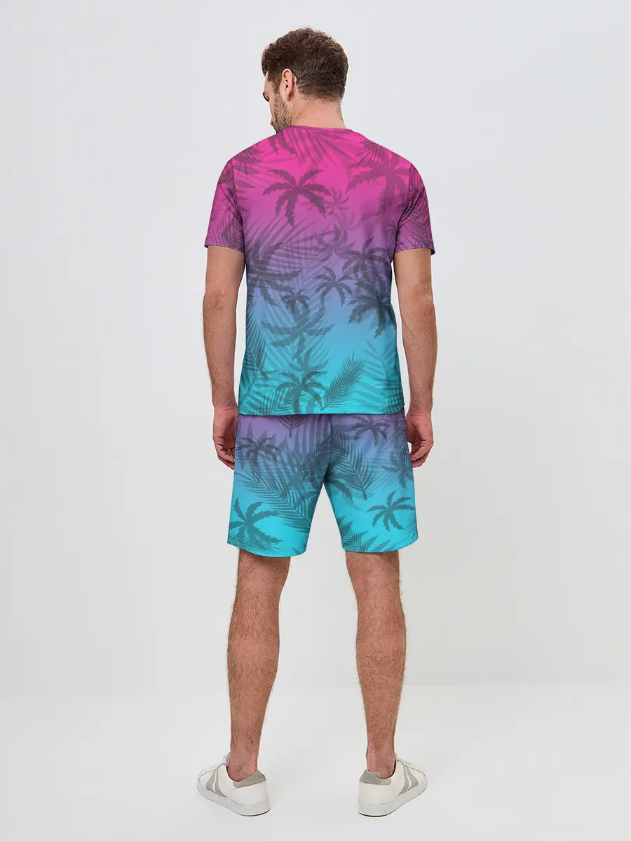 Мужской костюм с шортами / РЕТРО ПАЛЬМЫ