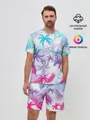 Мужской костюм с шортами / НЕОНОВЫЕ ПАЛЬМЫ