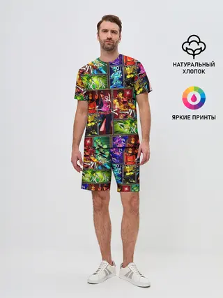 Мужской костюм с шортами / Джоджо пендлетон хамон паттерн