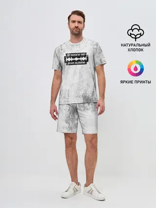 Мужской костюм с шортами / Острые козырьки