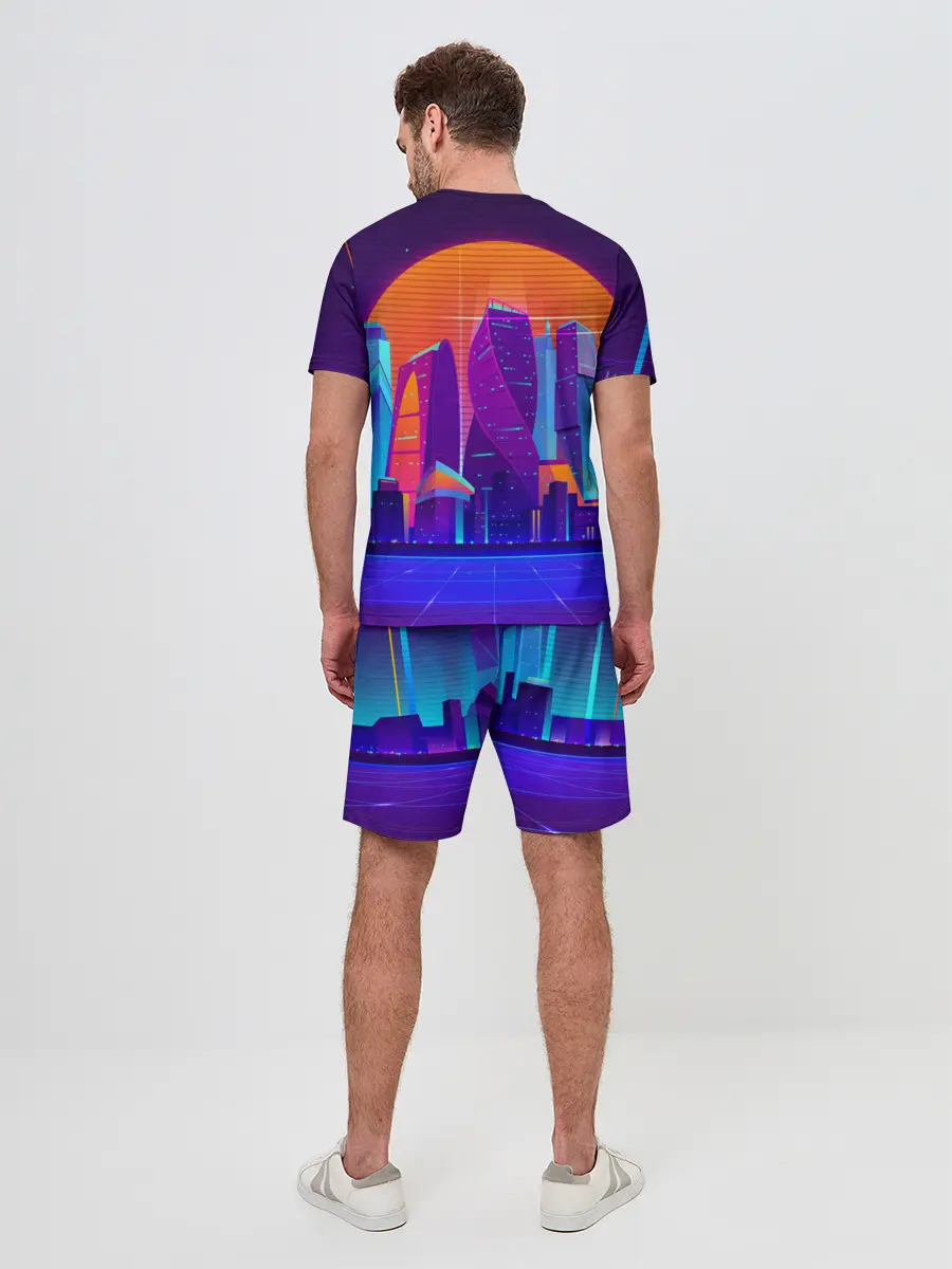 Мужской костюм с шортами / НЕОНОВЫЙ ГОРОД