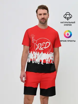 Мужской костюм с шортами / TEAM FORTRESS 2 RED TEAM