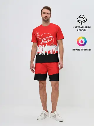 Мужской костюм с шортами / TEAM FORTRESS 2 RED TEAM