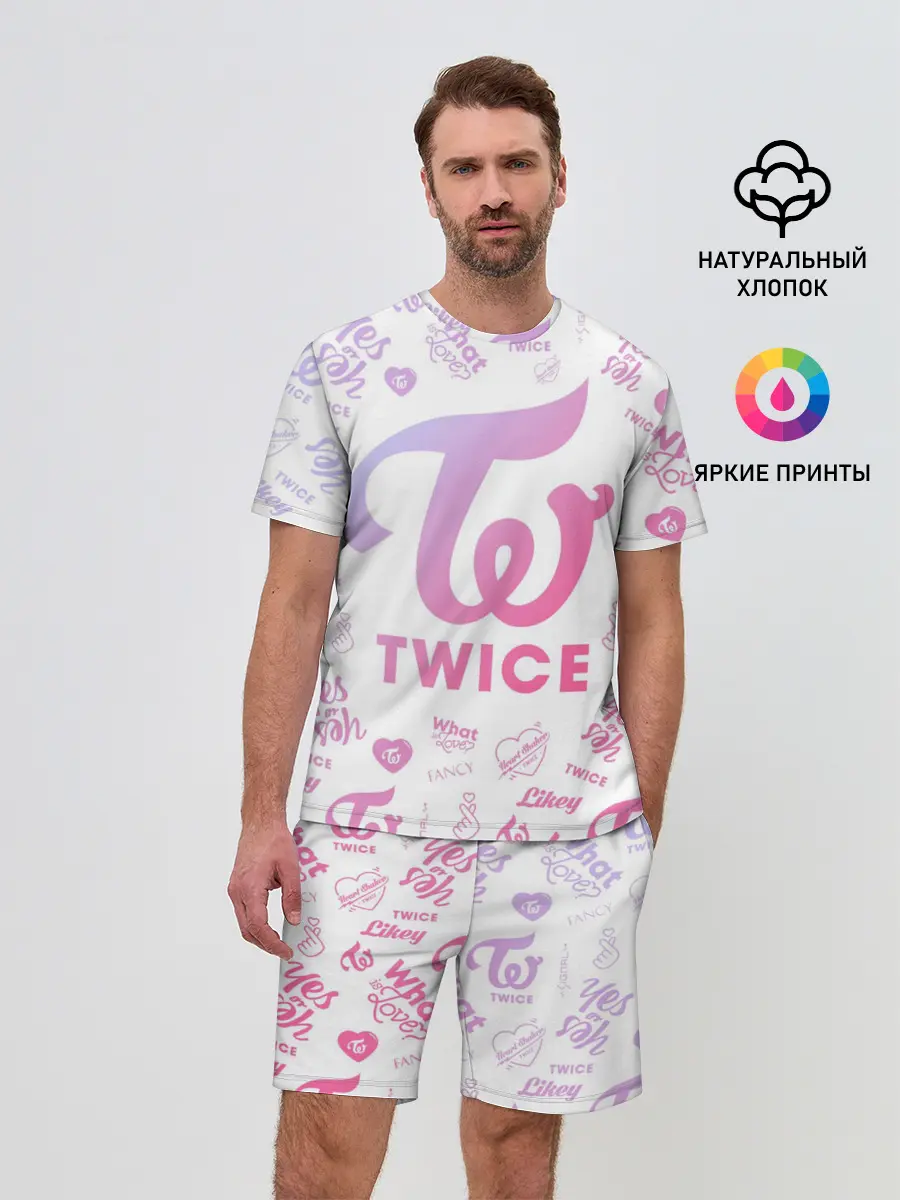 Мужской костюм с шортами / TWICE