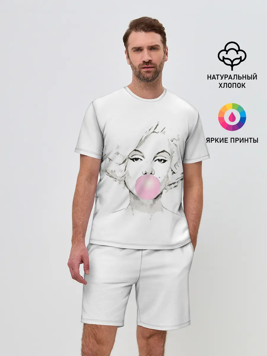 Мужской костюм с шортами / Мэрилин Монро