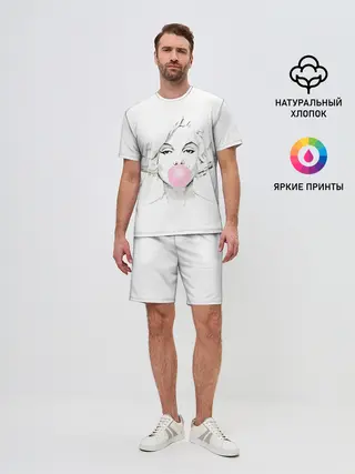 Мужской костюм с шортами / Мэрилин Монро