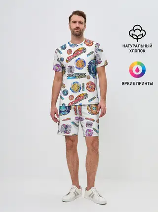 Мужской костюм с шортами / Бейблэйд паттерн