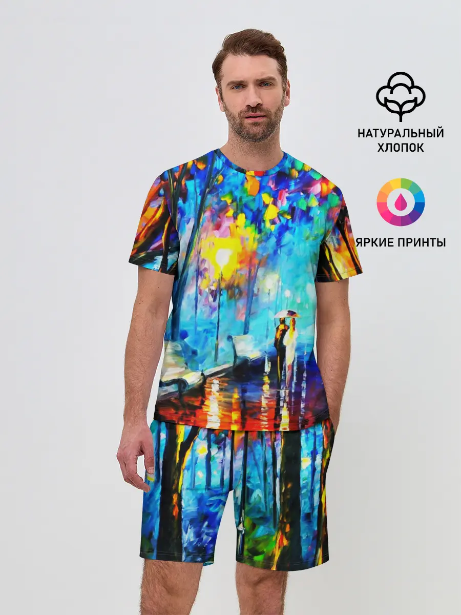 Мужской костюм с шортами / ВЕЧЕРНЯЯ ПРОГУЛКА