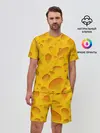 Мужской костюм с шортами / Сыр