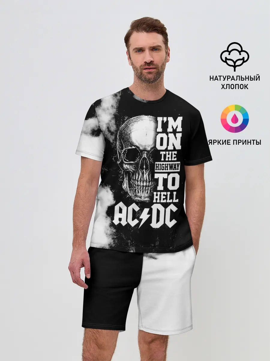 Мужской костюм с шортами / AC/DC