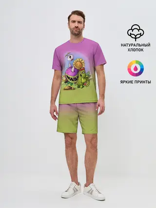 Мужской костюм с шортами / Plants vs. Zombies