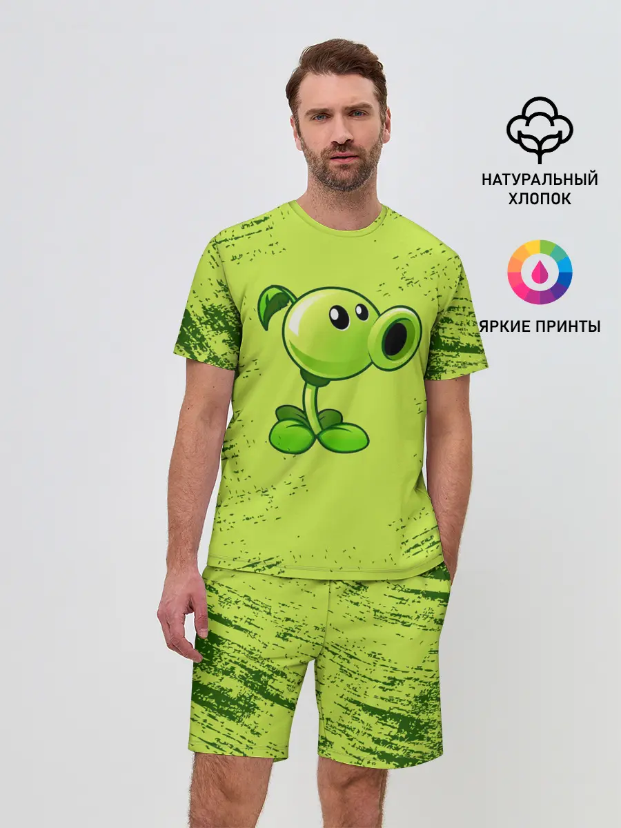 Мужской костюм с шортами / Plants vs. Zombies