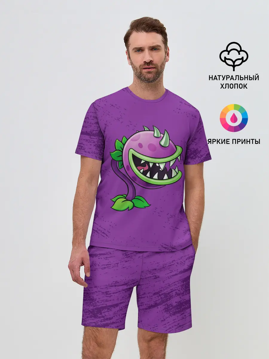 Мужской костюм с шортами / Plants vs. Zombies