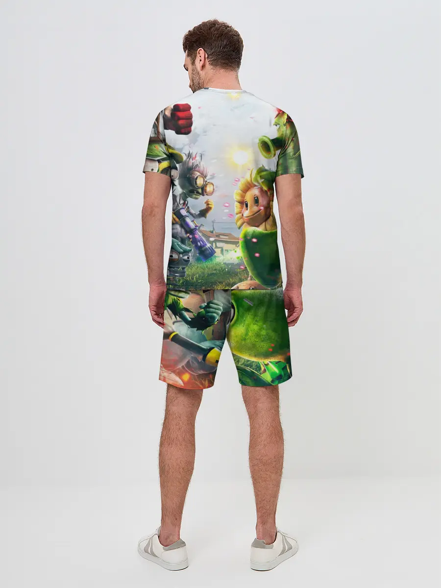 Мужской костюм с шортами / Plants vs Zombies.