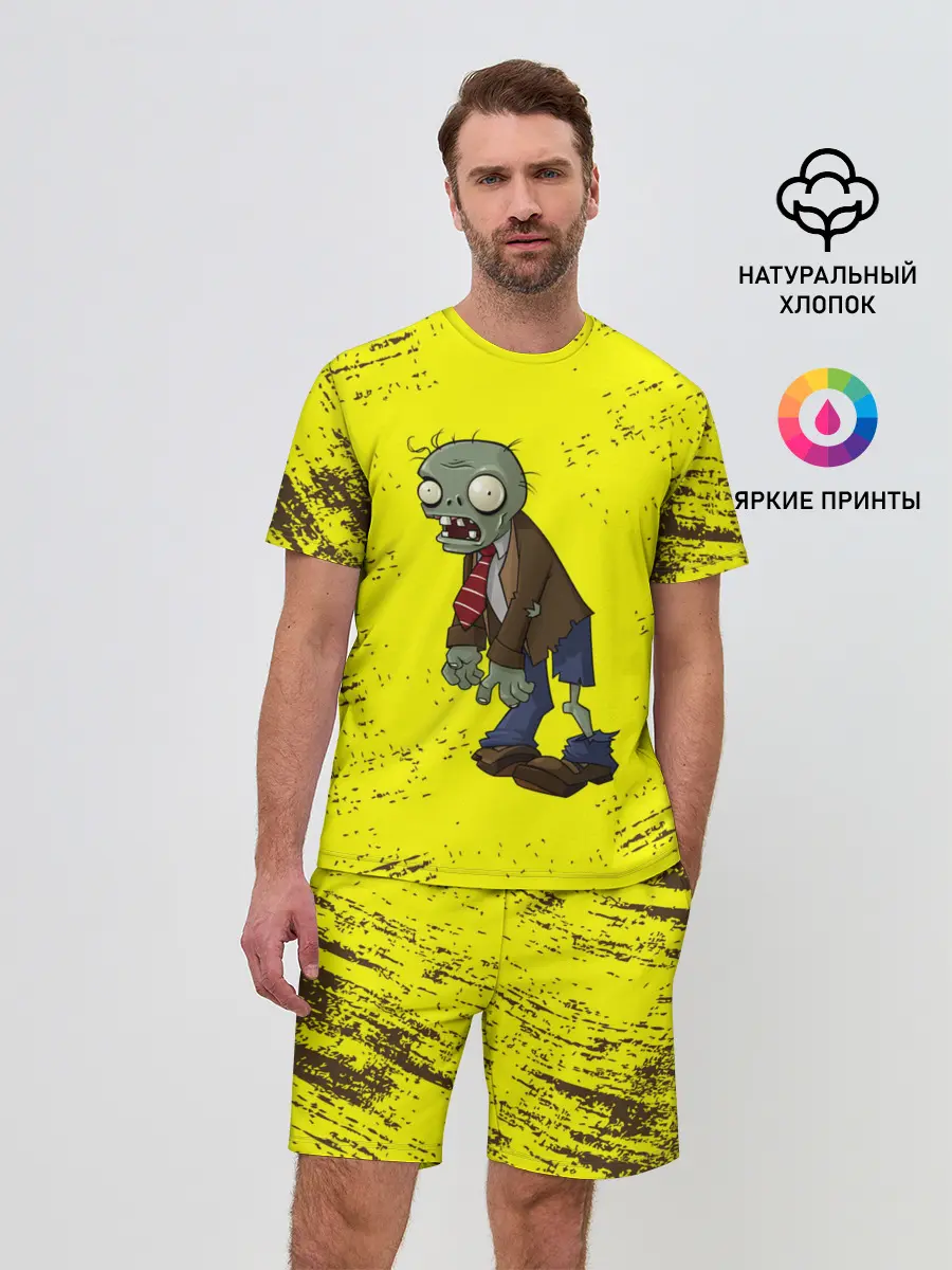 Мужской костюм с шортами / Plants vs. Zombies