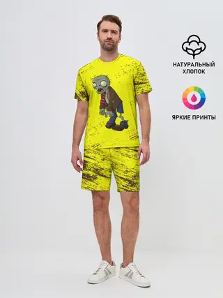 Мужской костюм с шортами / Plants vs. Zombies