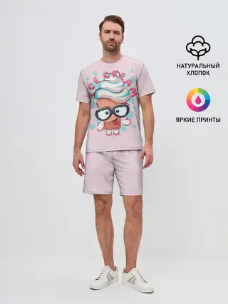 Мужской костюм с шортами / ICE CREAM
