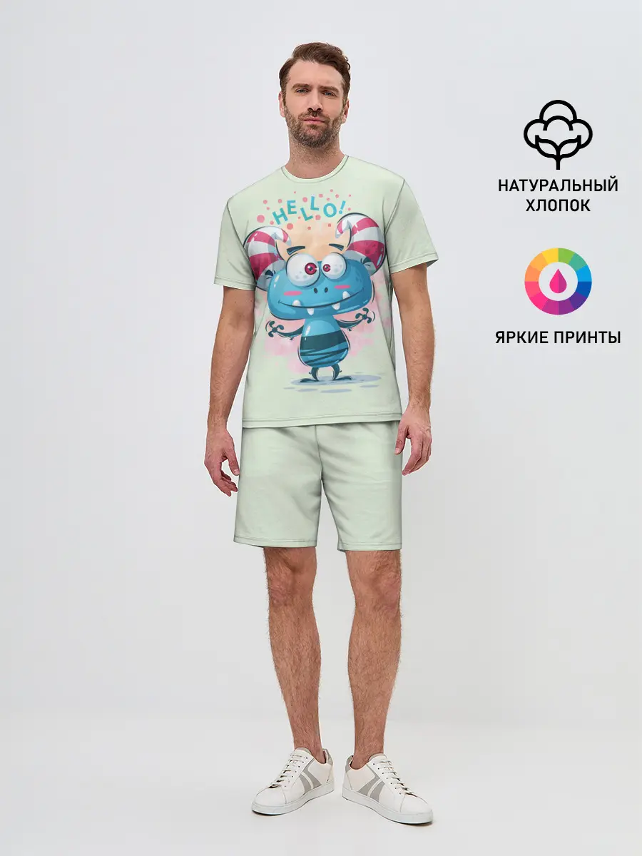 Мужской костюм с шортами / HELLO