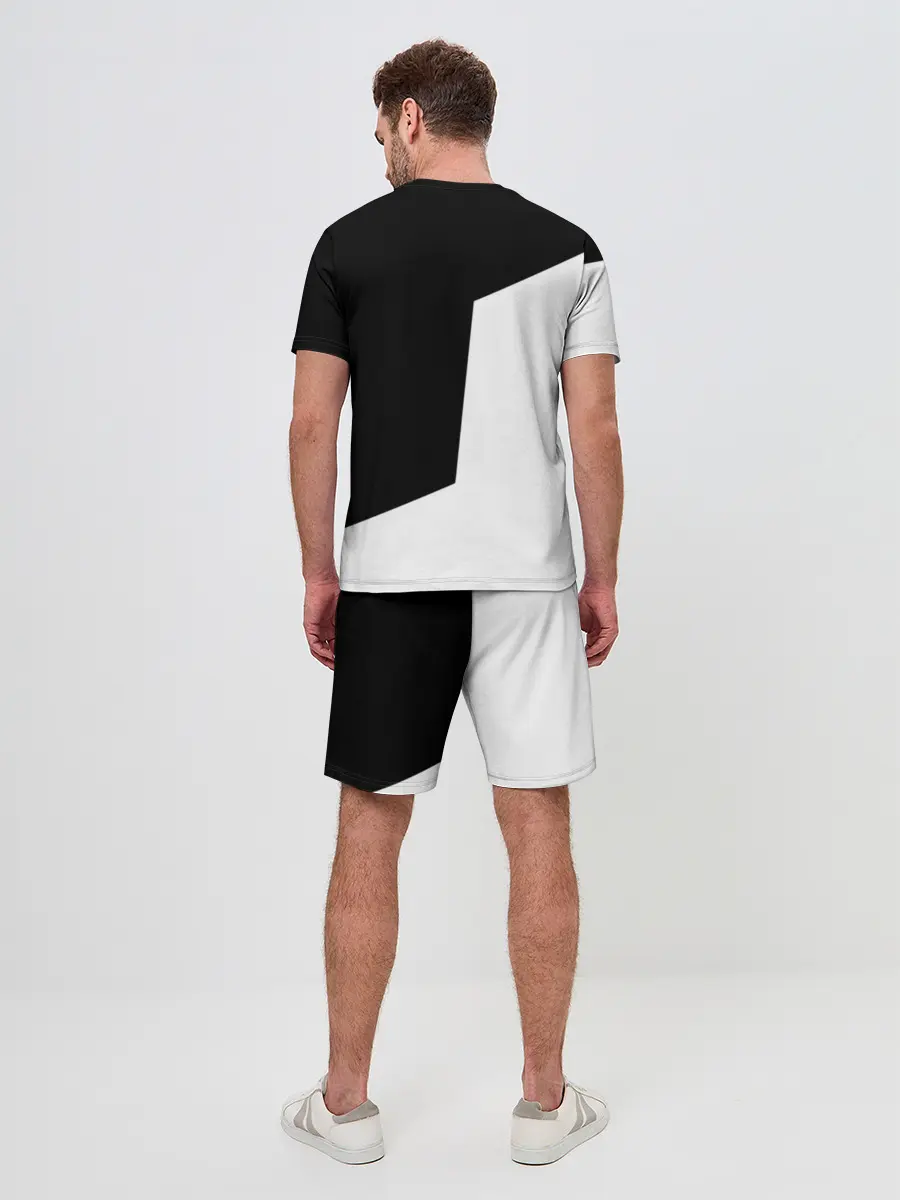 Мужской костюм с шортами / Инь - янь