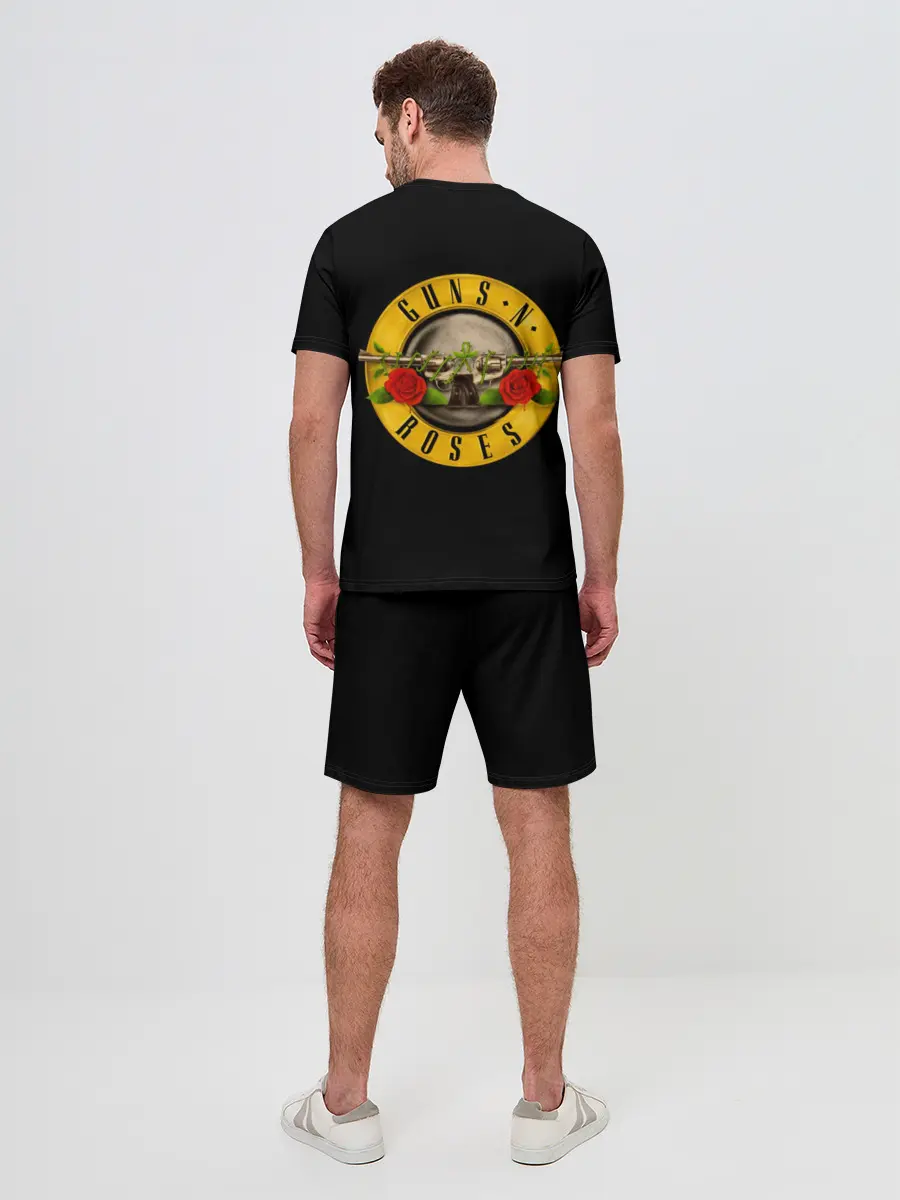 Мужской костюм с шортами / Guns n roses + Спина