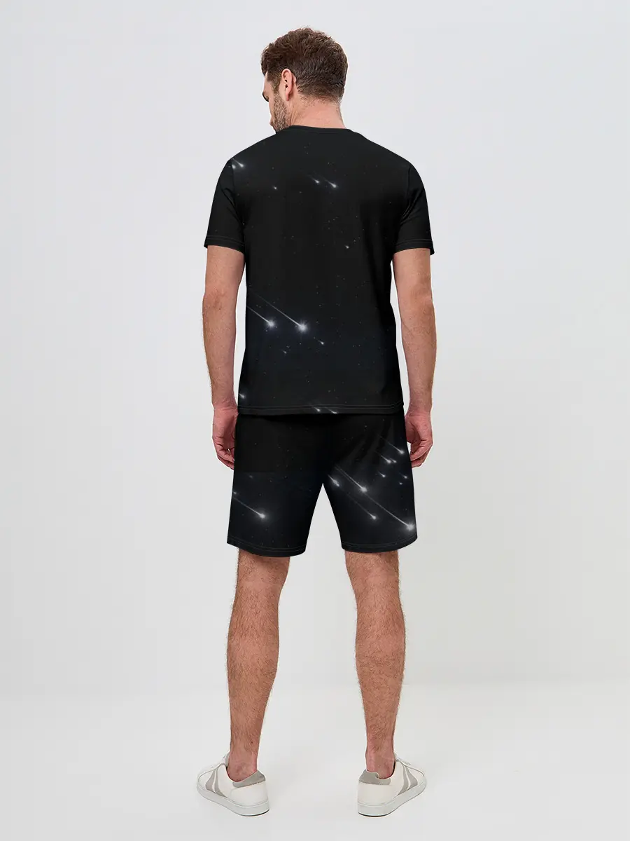 Мужской костюм с шортами / Fortnite black hole