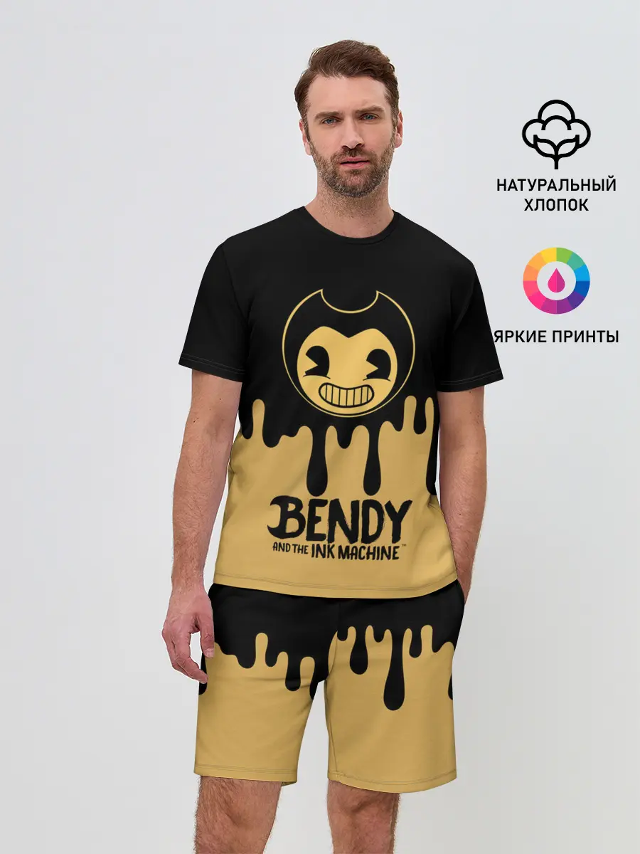 Мужской костюм с шортами / Bendy And The Ink Machine