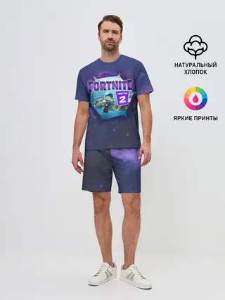 Мужской костюм с шортами / Fortnite