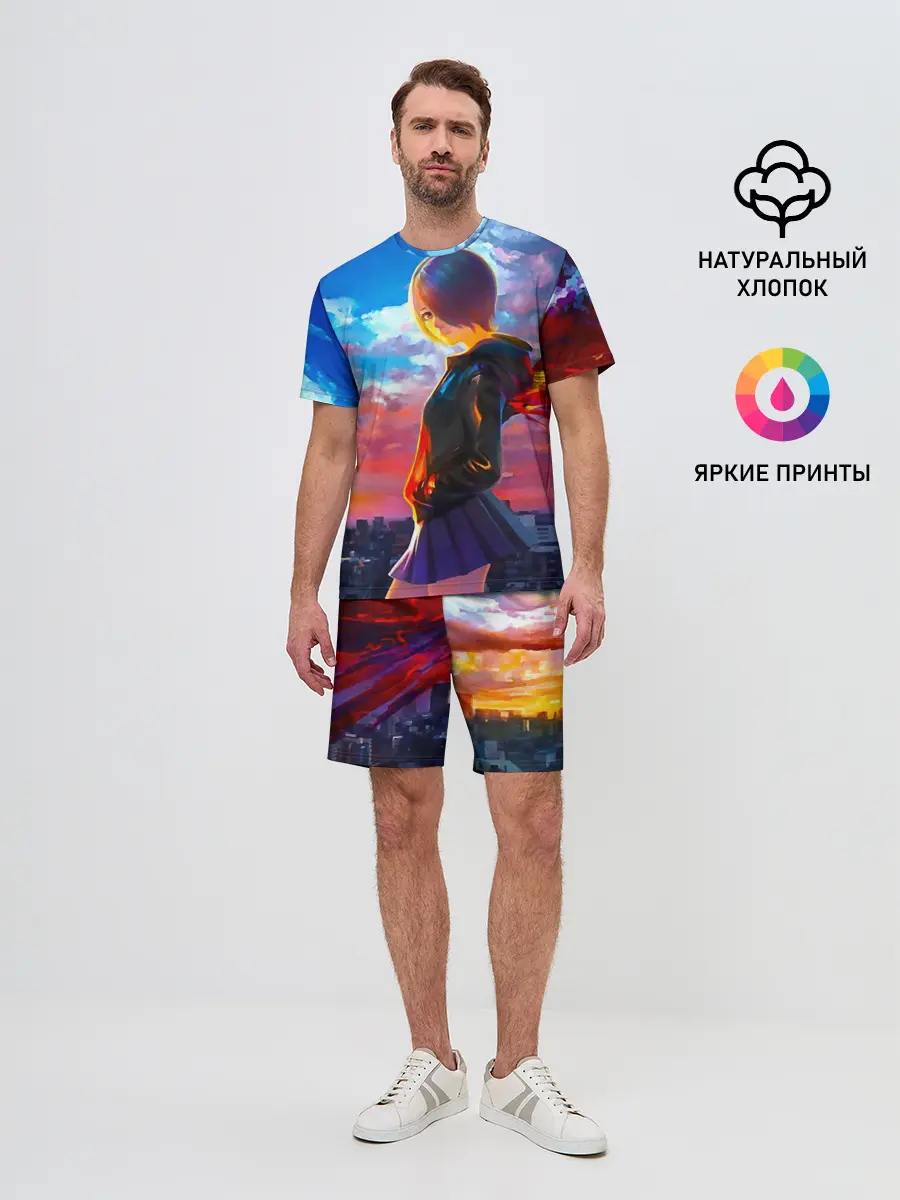 Мужской костюм с шортами / Токийский гуль