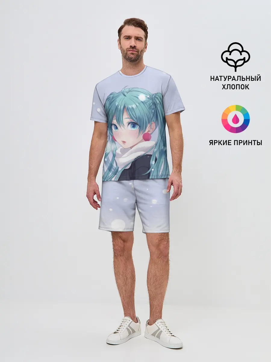 Мужской костюм с шортами / Hatsune Miku. Winter