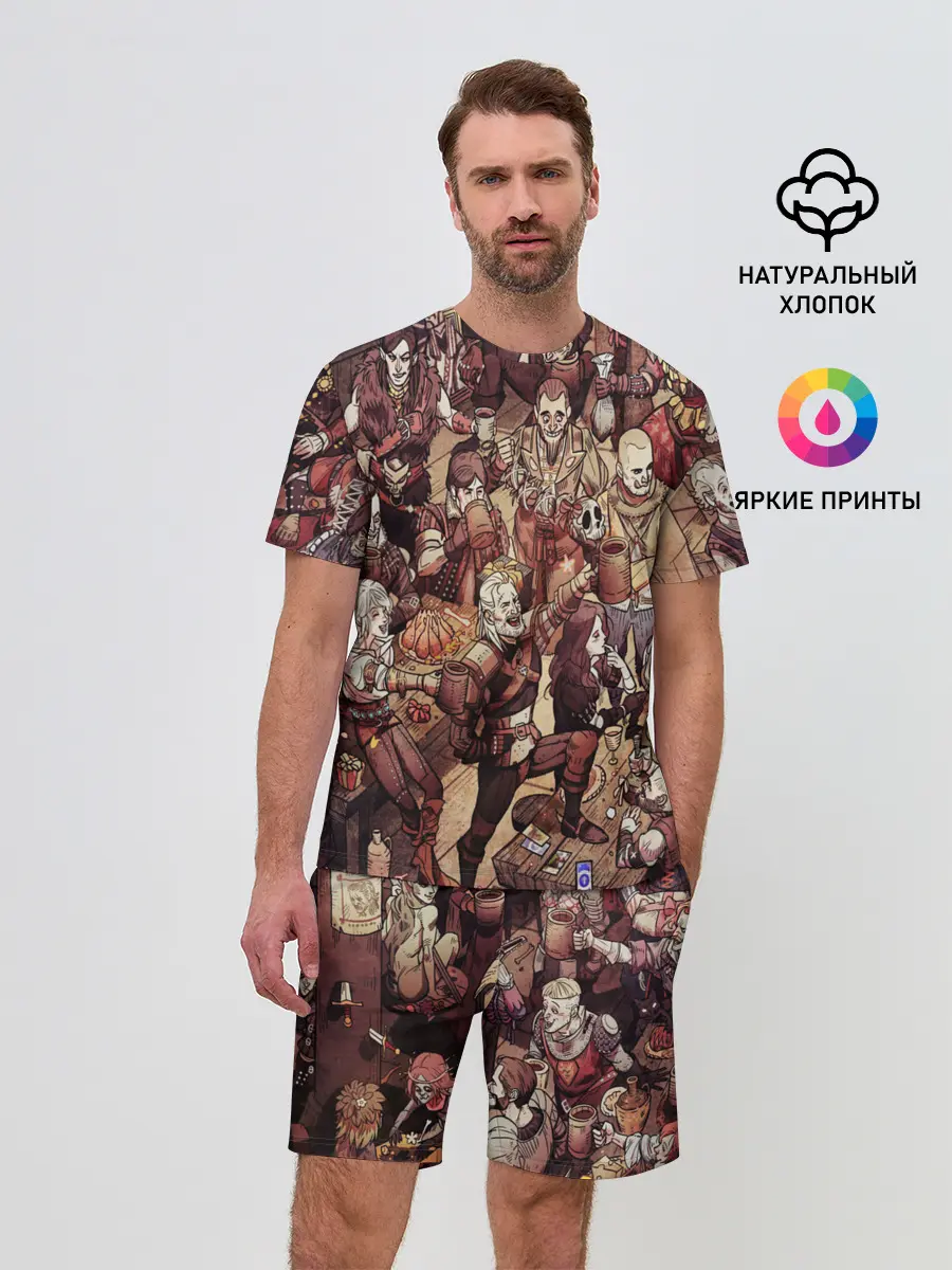 Мужской костюм с шортами / Ведьмак