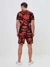 Мужской костюм с шортами / Skulls pattern