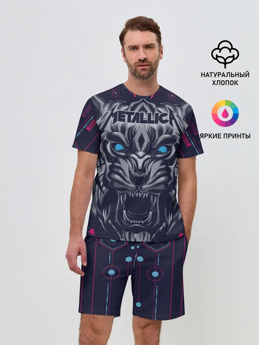 Мужской костюм с шортами / Metallica