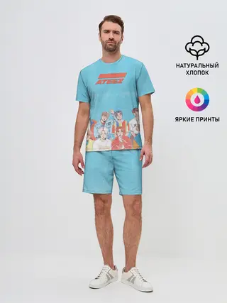 Мужской костюм с шортами / Ateez K-pop