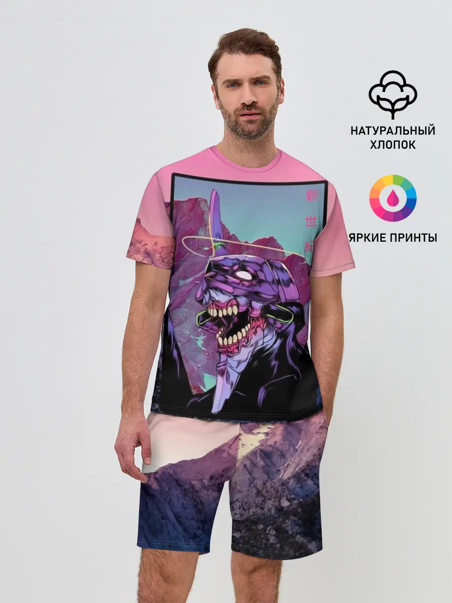 Мужской костюм с шортами / Evangelion2