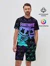 Мужской костюм с шортами / FORTNITE MARSHMELLO