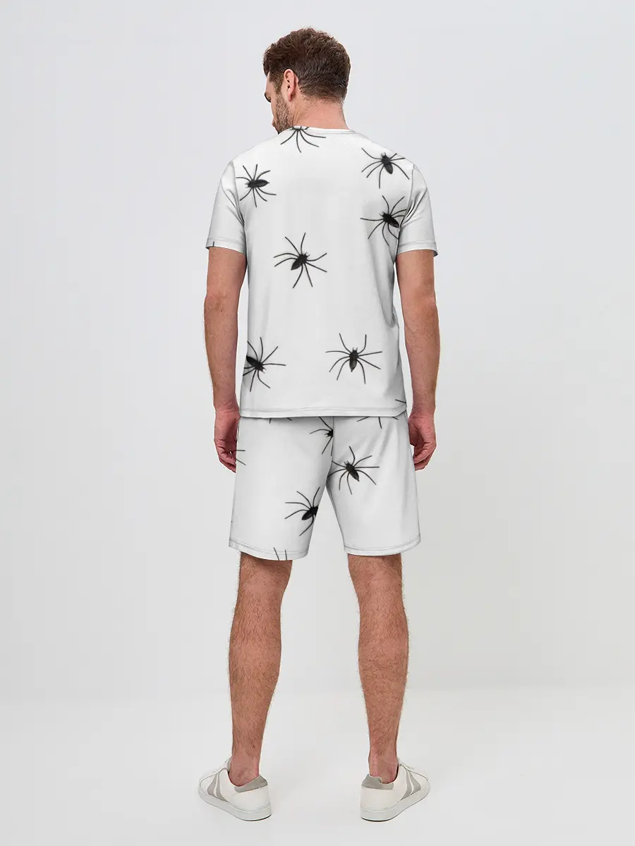 Мужской костюм с шортами / Пауки