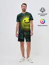 Мужской костюм с шортами / НЕОНОВЫЕ СМАЙЛЫ