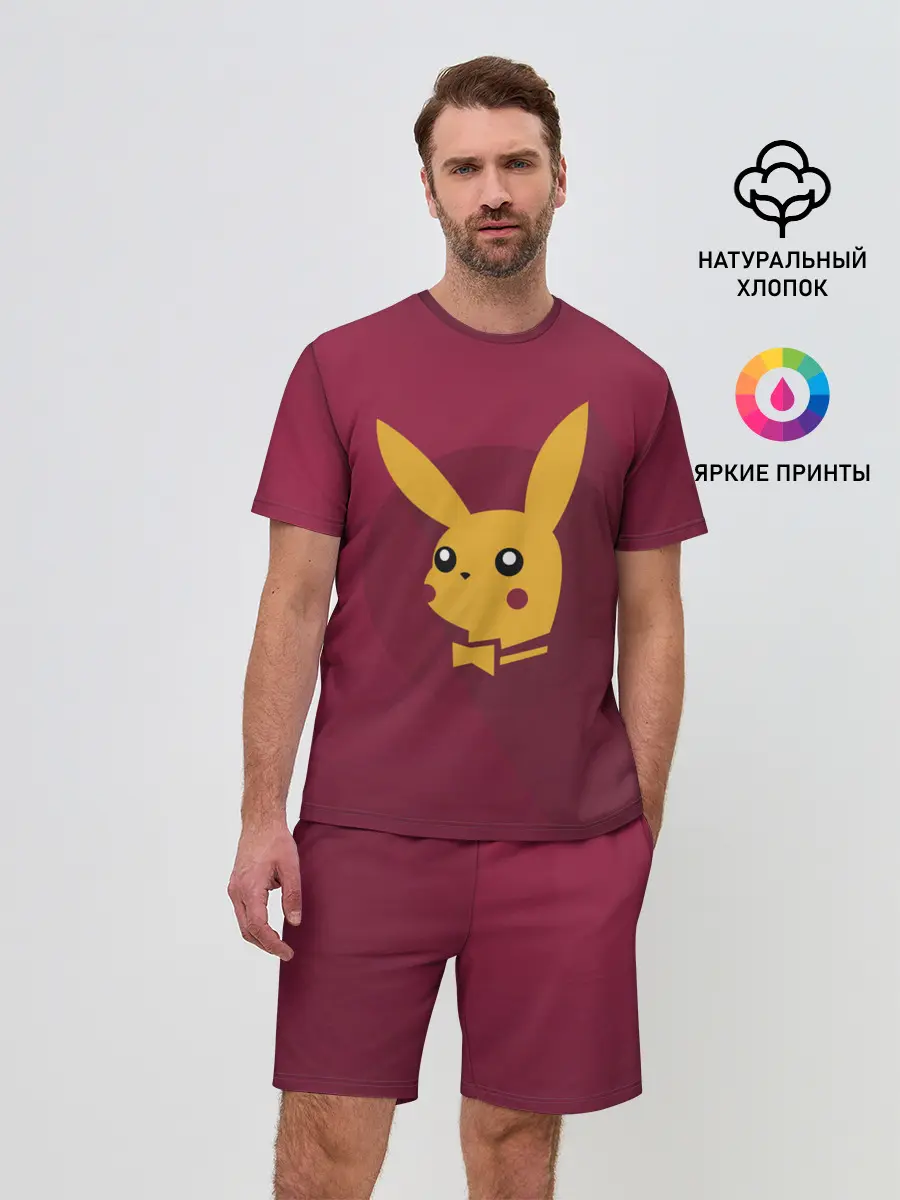 Мужской костюм с шортами / Плейчу