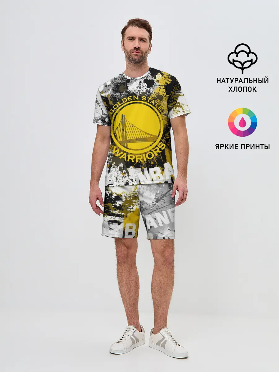 Мужской костюм с шортами / Голден Стэйт Уорриорз