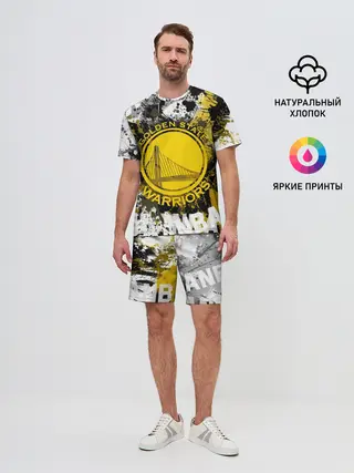 Мужской костюм с шортами / Голден Стэйт Уорриорз